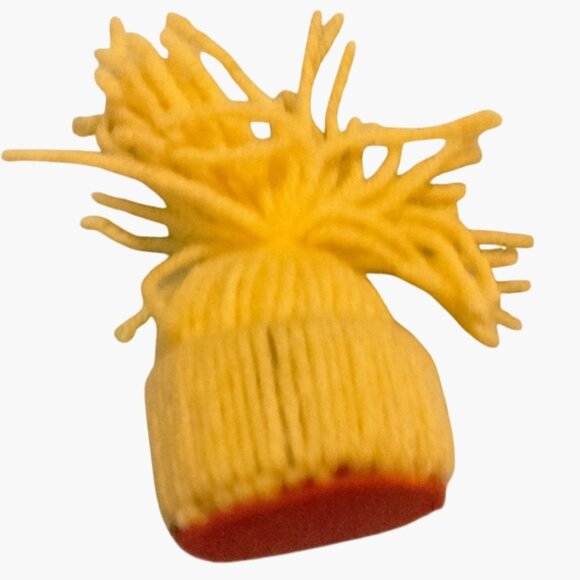 Yellow Yarn Chick Pom Pom Googly Eyes - Picture 4 of 8